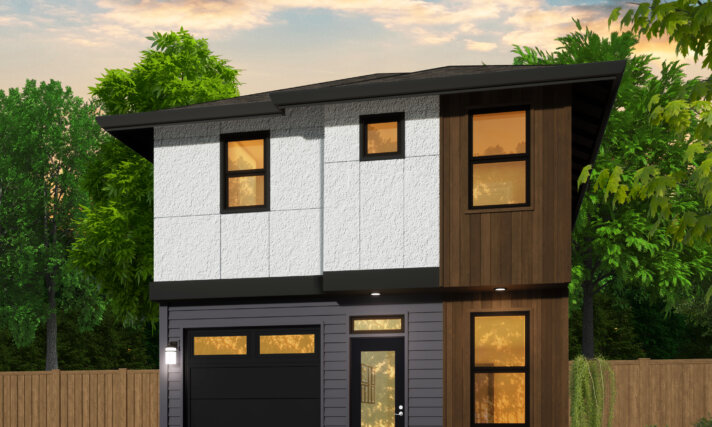Two Story Tiny Modern Home Design - Magic - MM-1004-E