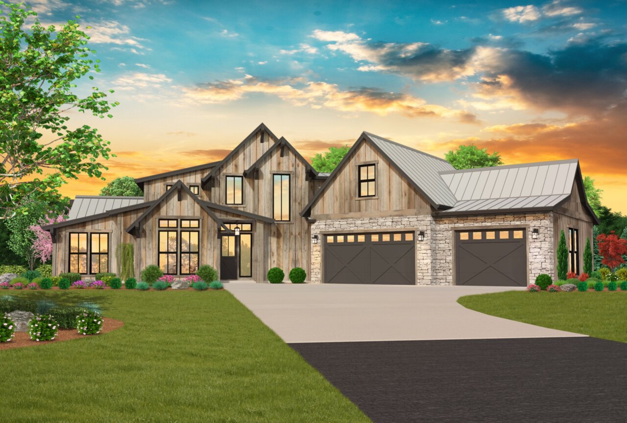 The Colorado - a popualr rustic farmhouse