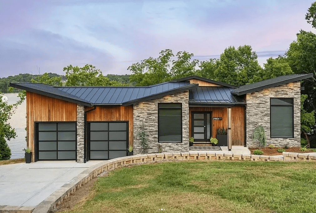 The Hillside - a downhill modern home design
