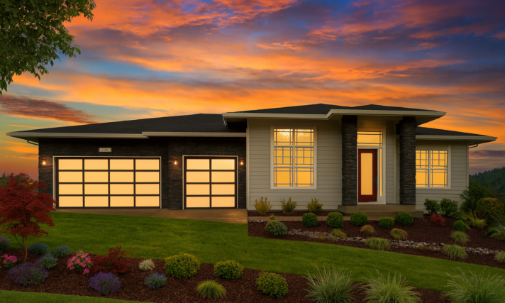 "Beauty and Grace" - Modern Prairie Downhill Home Design - MSAP-3852-A